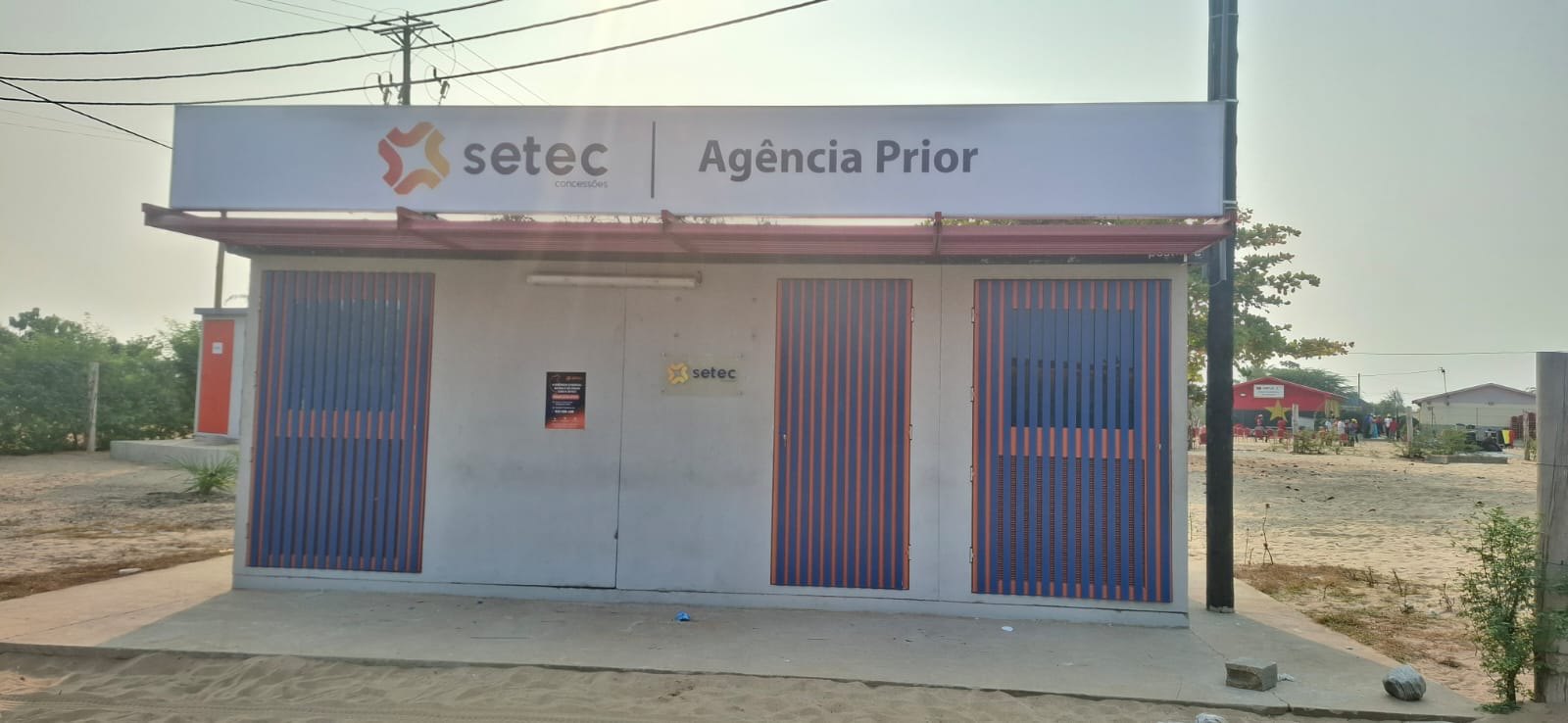 Agência Prior da SETEC Utilities, na Ilha do Mussulo